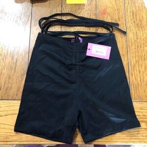 NWT Edikted Laini Strap Bike Shorts Size XS